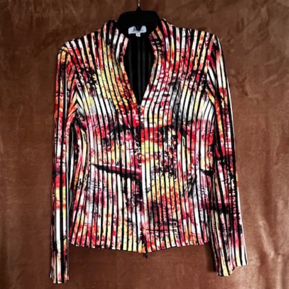 EUC Azita Abstract Print Top/Jacket